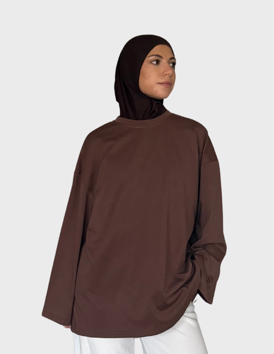 THE SIGNATURE TOP BROWN