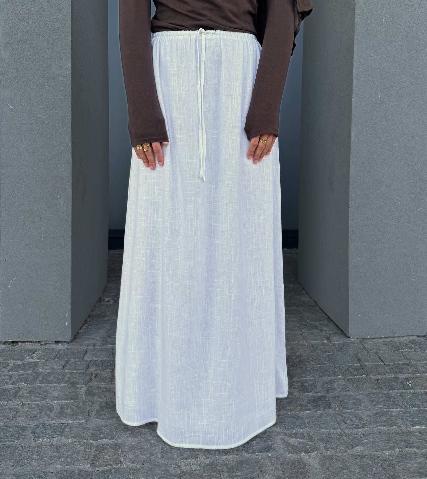 LEYA LINEN SKIRT