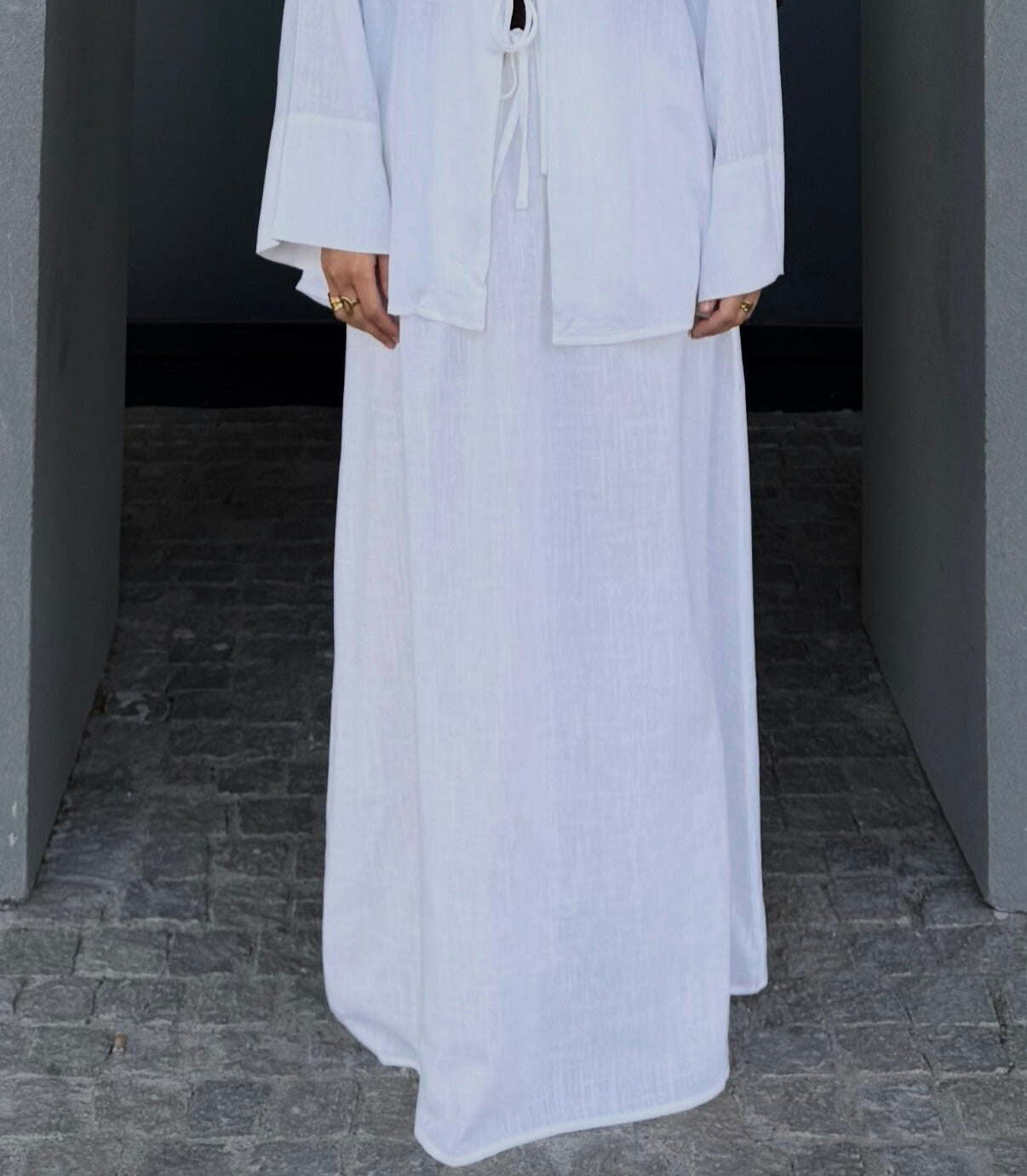 LEYA LINEN SKIRT