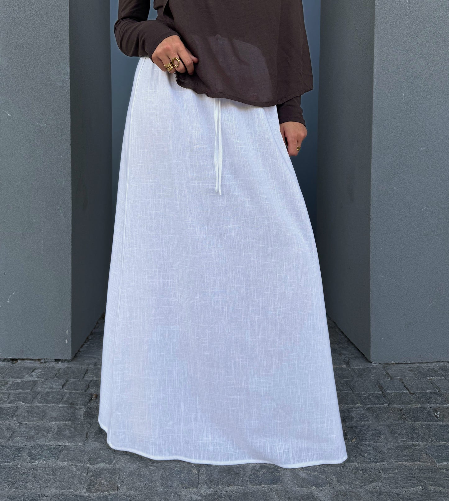 LEYA LINEN SKIRT