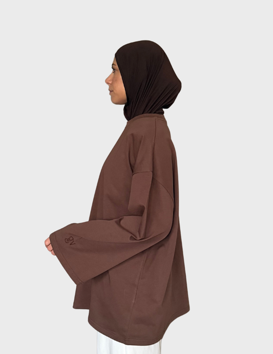 THE SIGNATURE TOP BROWN