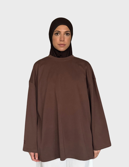 THE SIGNATURE TOP BROWN